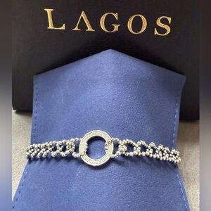 CAVIAR SPARK
Circle Diamond Link Bracelet